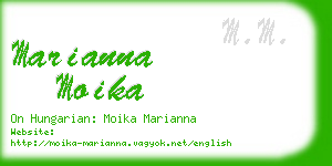 marianna moika business card